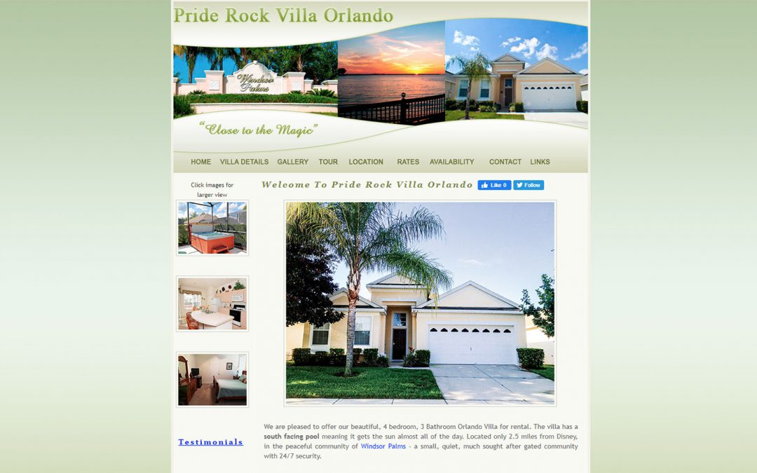 Priderock Orlando Villa